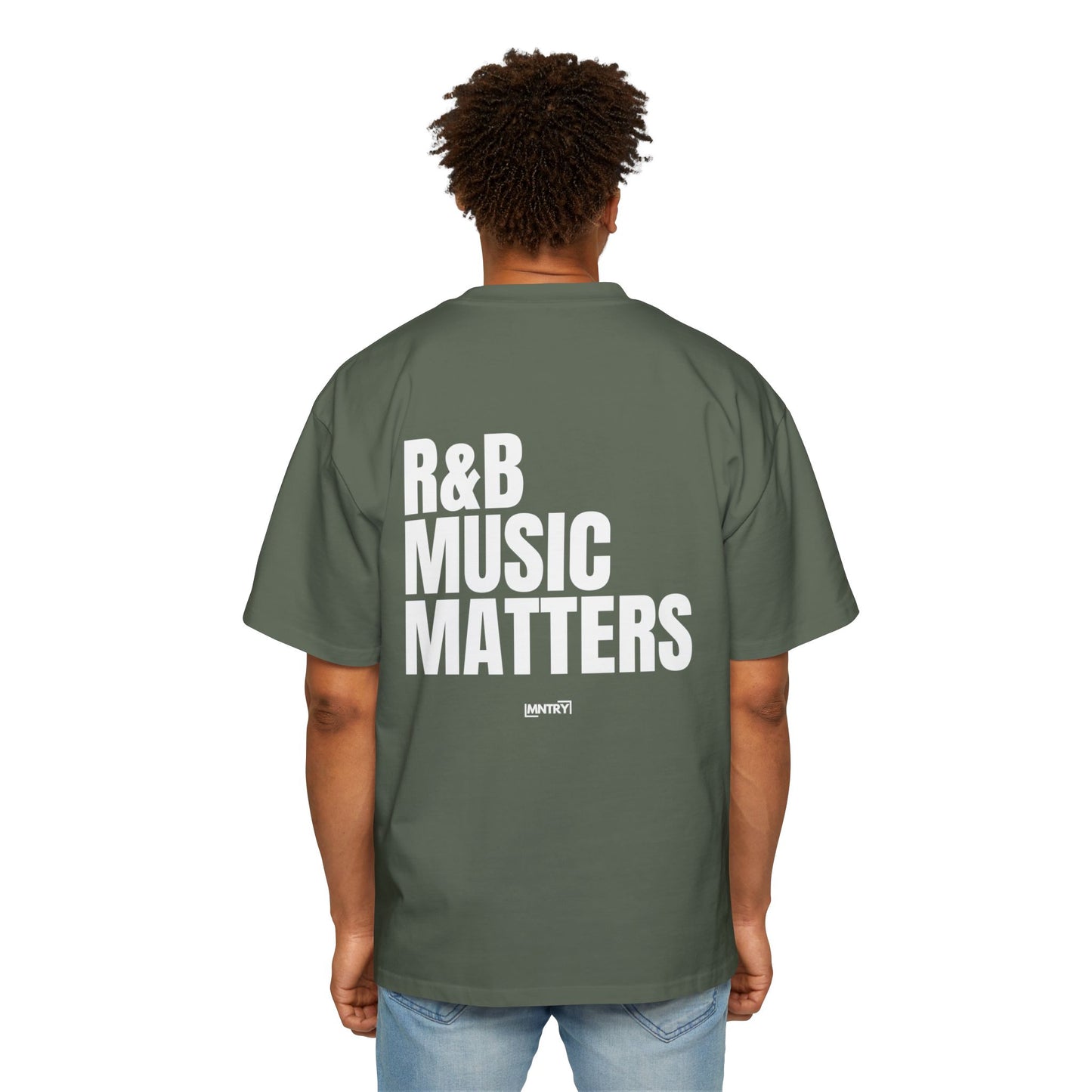 Men's R&B Music Matters Oversized Tee - Casual Music Shirt for Music Lovers