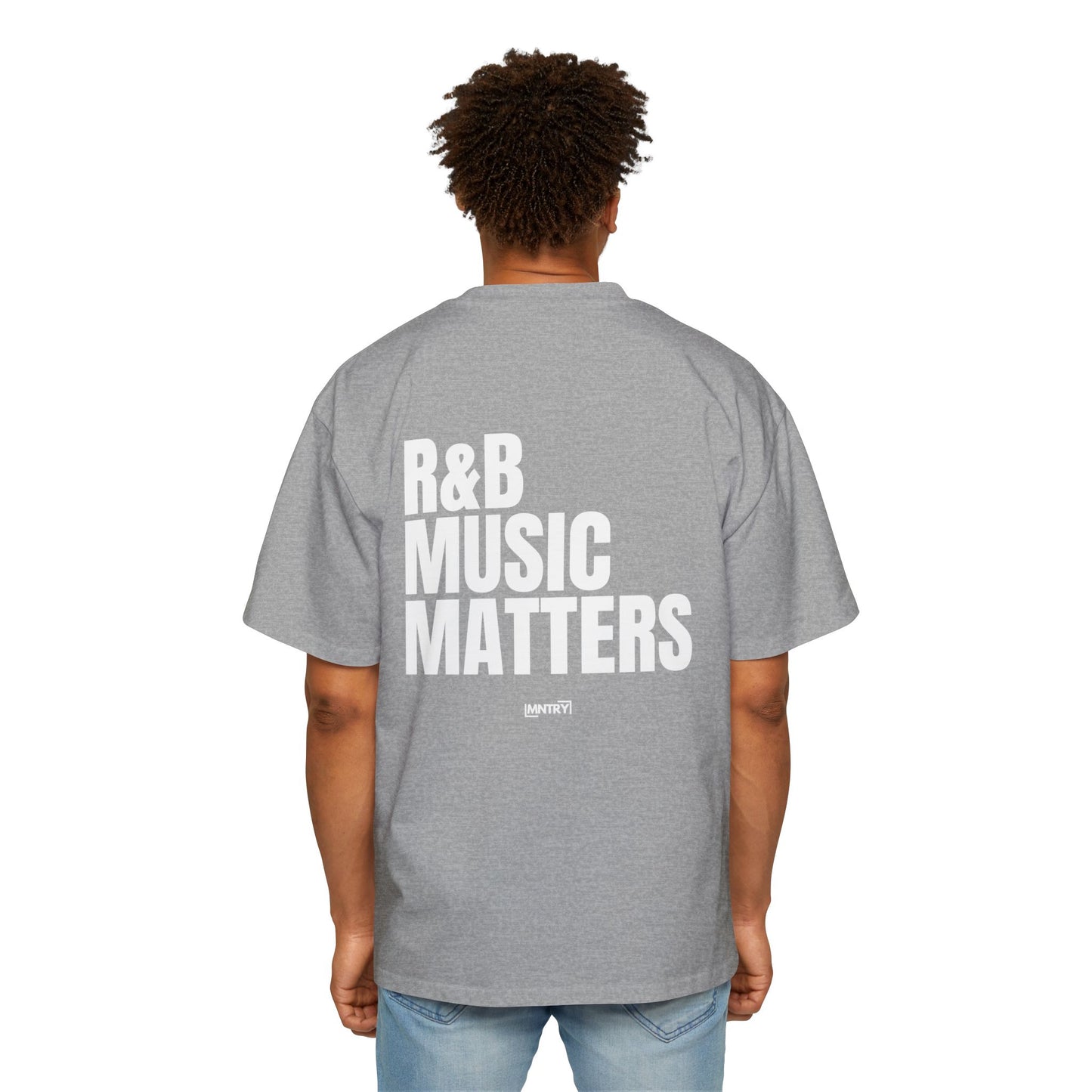 Men's R&B Music Matters Oversized Tee - Casual Music Shirt for Music Lovers