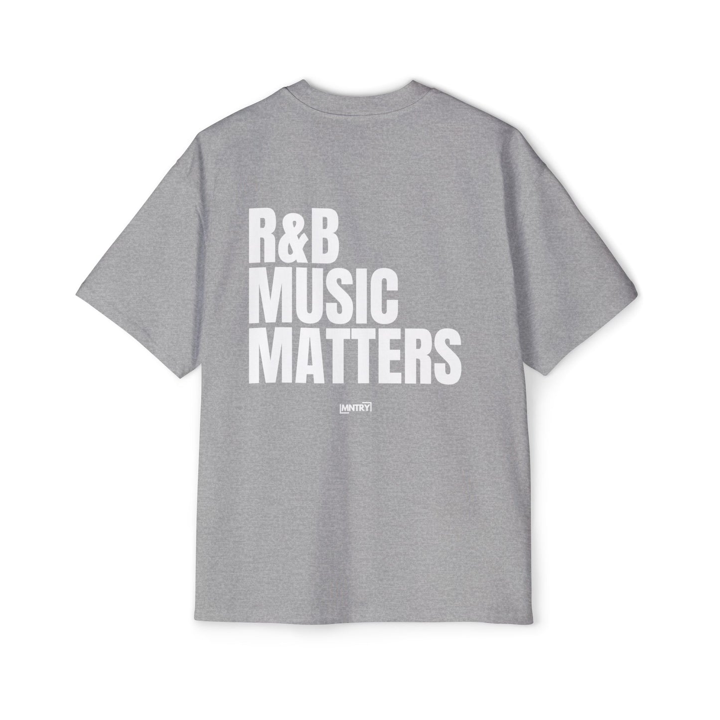 Men's R&B Music Matters Oversized Tee - Casual Music Shirt for Music Lovers