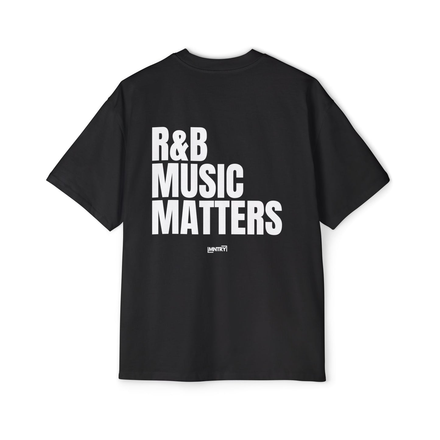 Men's R&B Music Matters Oversized Tee - Casual Music Shirt for Music Lovers