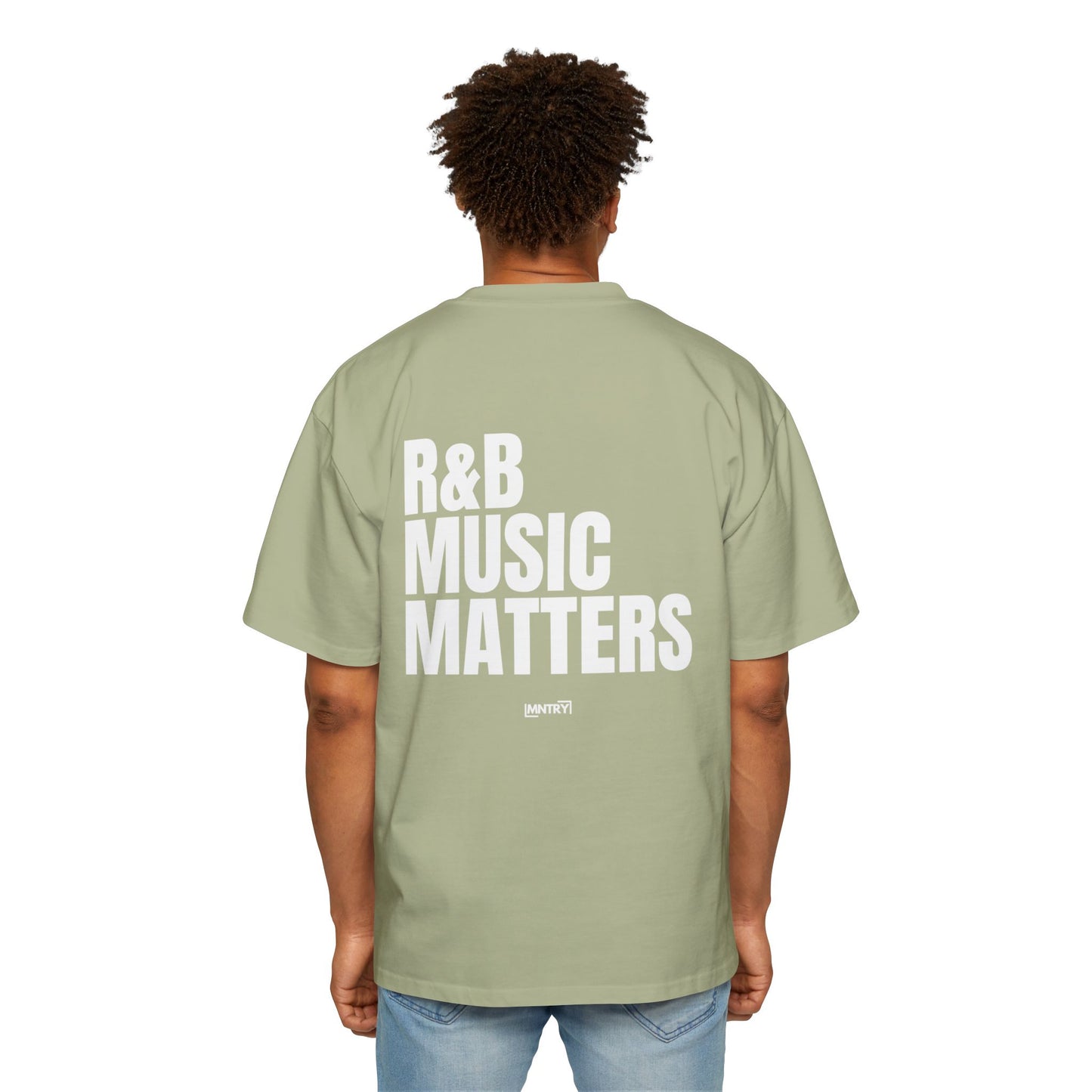 Men's R&B Music Matters Oversized Tee - Casual Music Shirt for Music Lovers