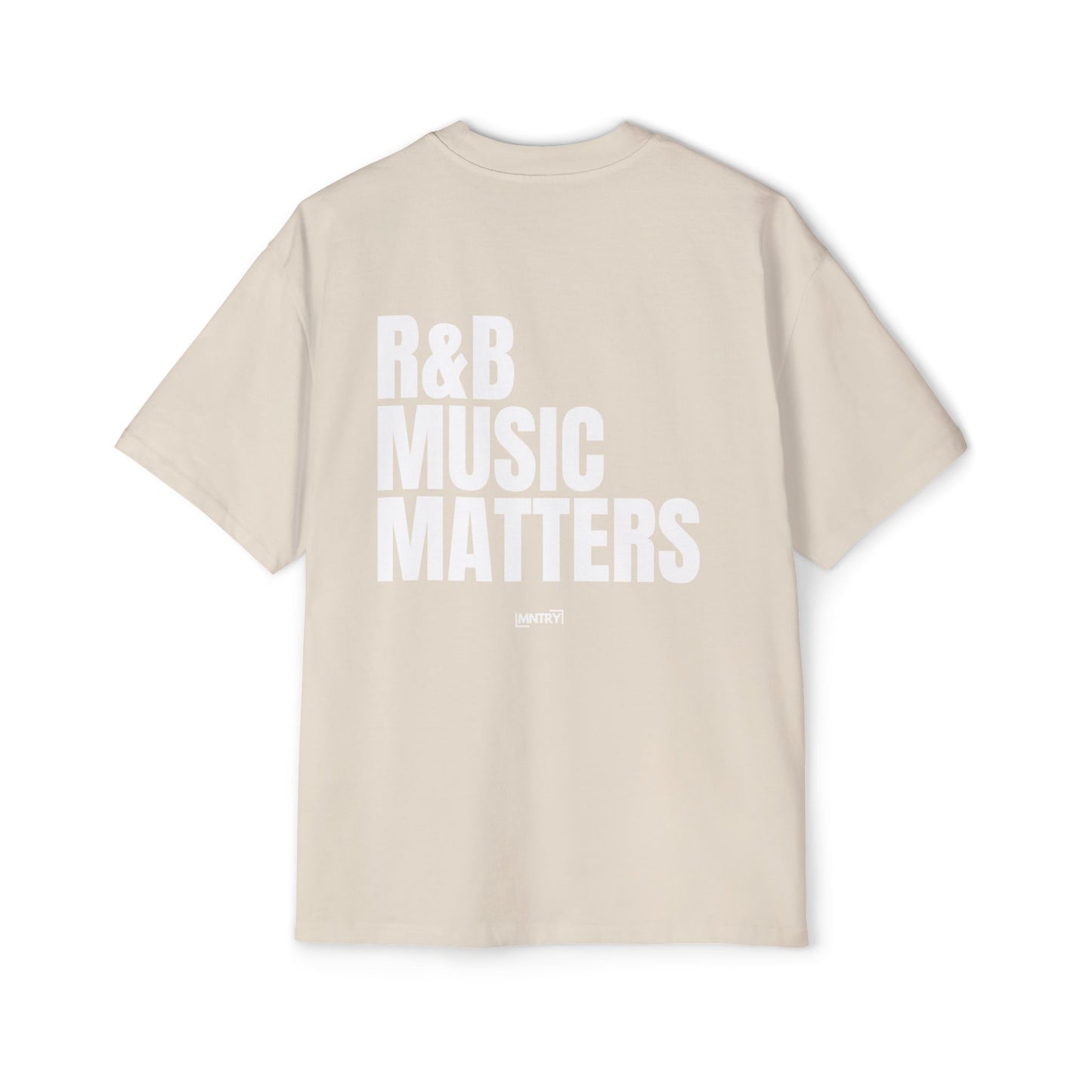 Men's R&B Music Matters Oversized Tee - Casual Music Shirt for Music Lovers