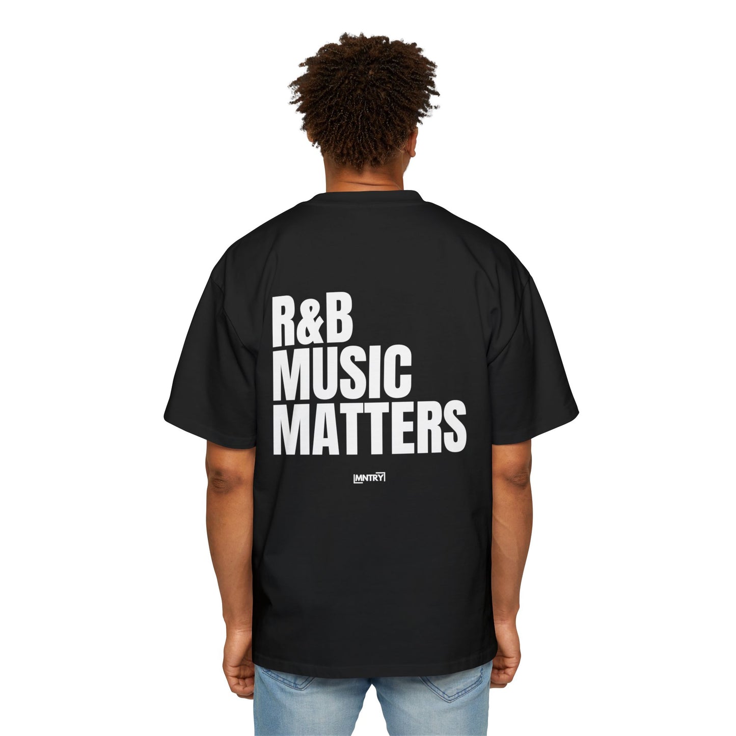 Men's R&B Music Matters Oversized Tee - Casual Music Shirt for Music Lovers