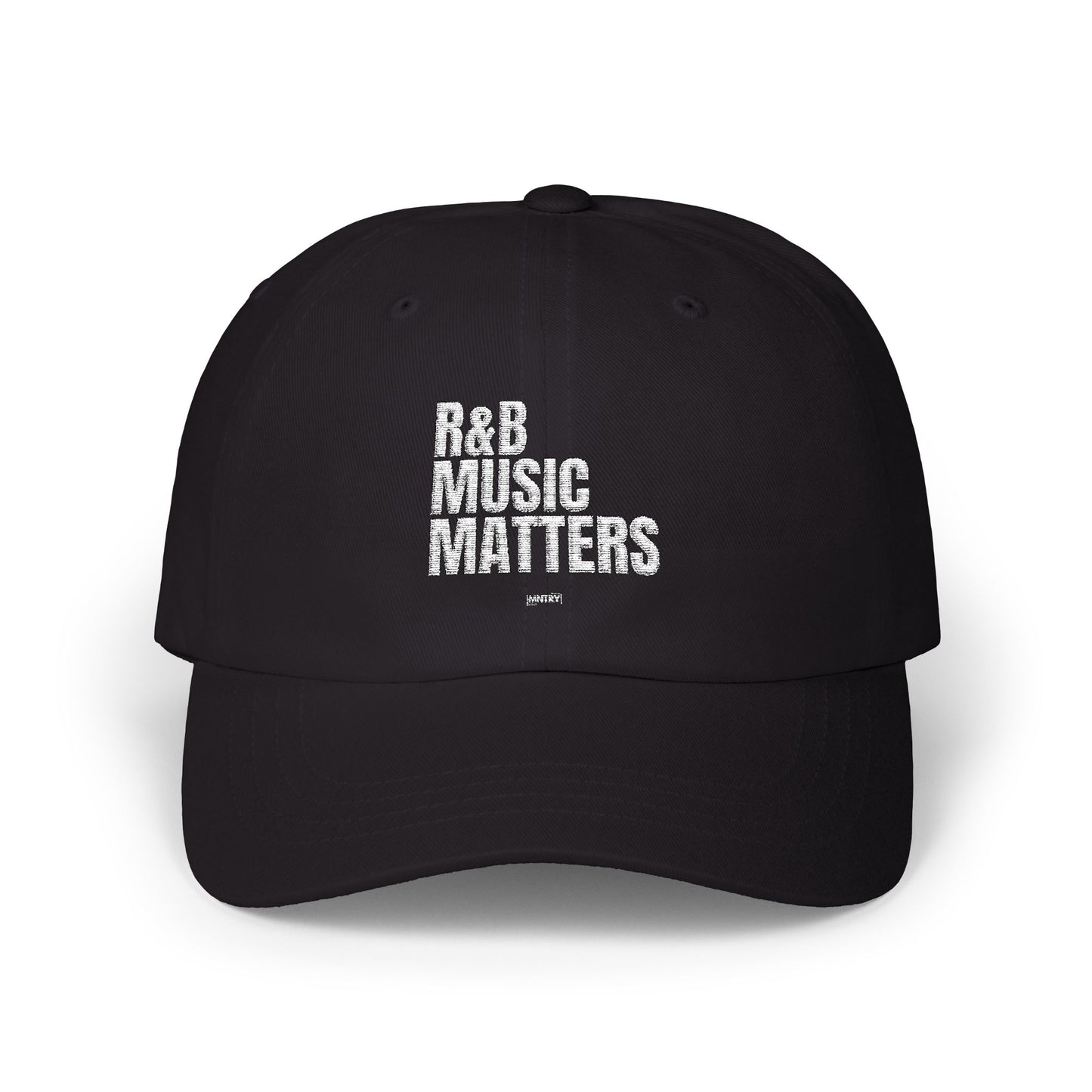 R&B Music Matters Dad Cap - Classic Black Hat for Music Lovers