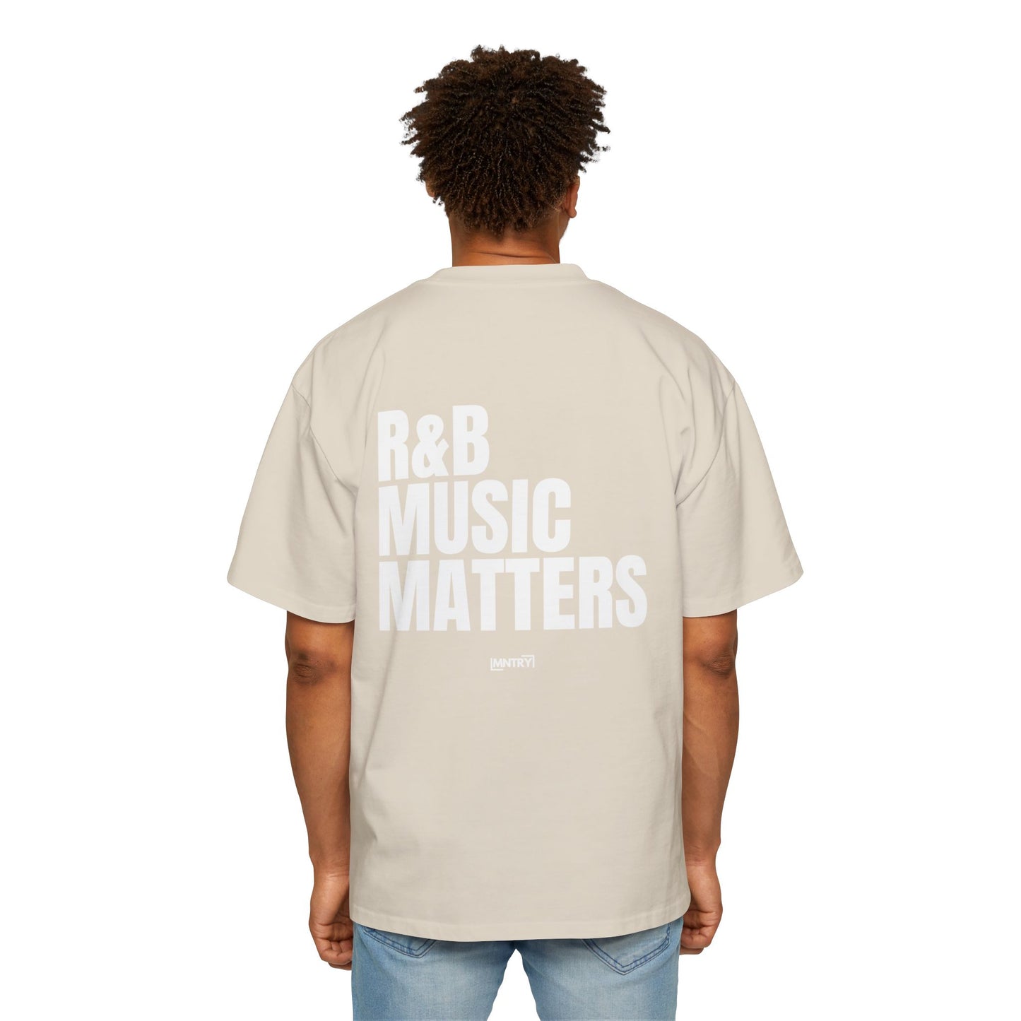 Men's R&B Music Matters Oversized Tee - Casual Music Shirt for Music Lovers
