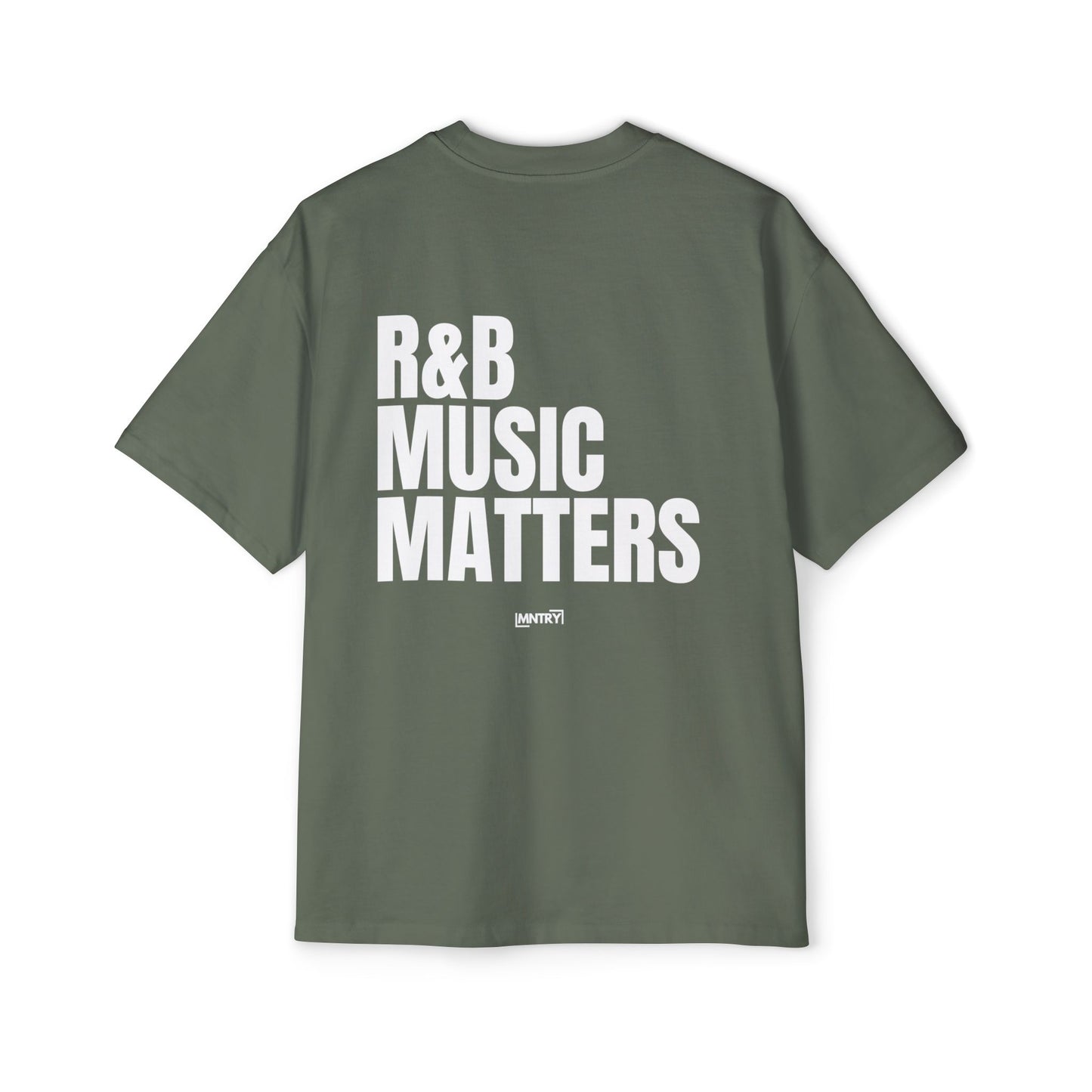 Men's R&B Music Matters Oversized Tee - Casual Music Shirt for Music Lovers