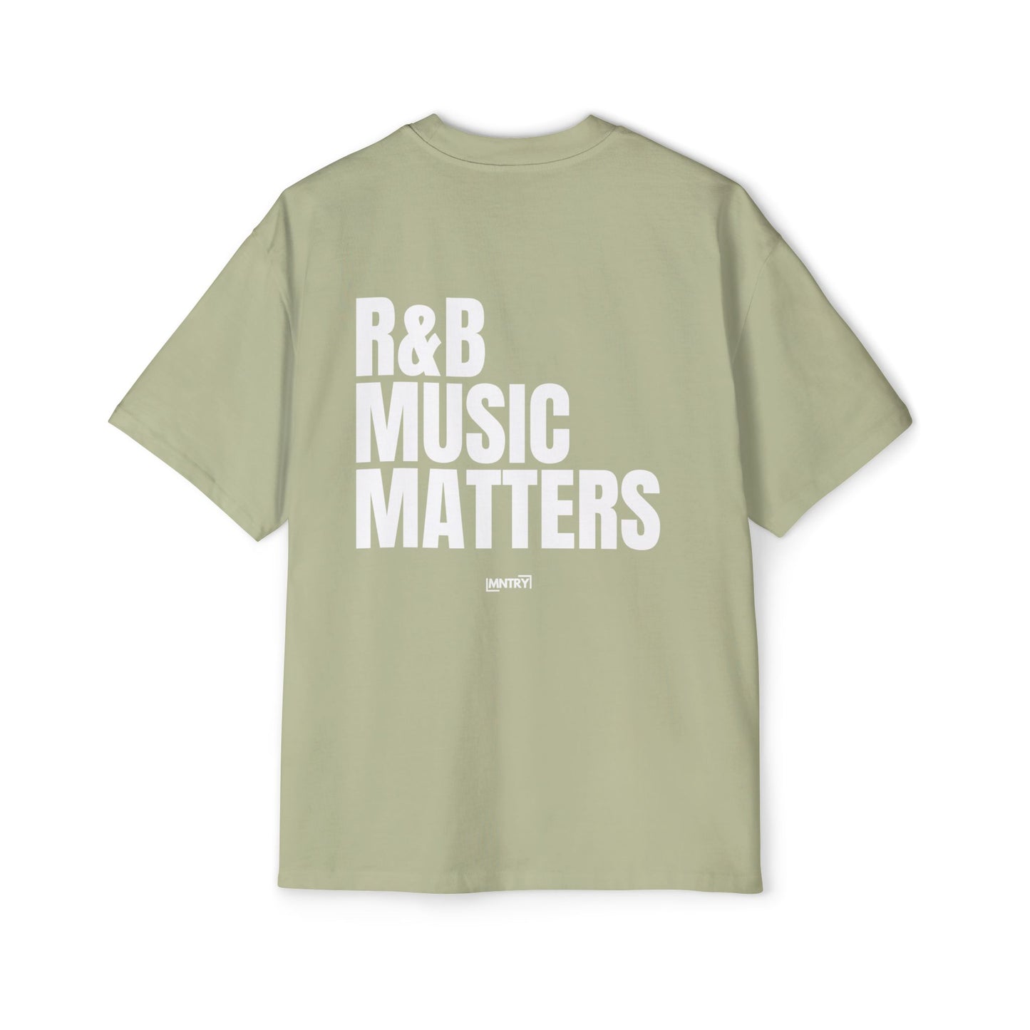 Men's R&B Music Matters Oversized Tee - Casual Music Shirt for Music Lovers